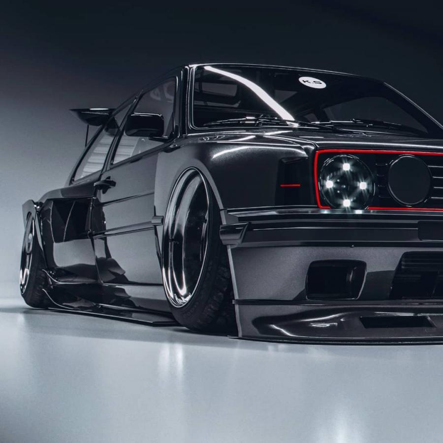 Детали экстерьера Volkswagen Golf GTI by Khyzyl Saleem 2020 года  (фото 4 из 8)